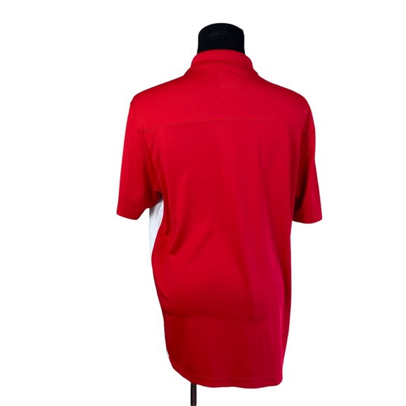 Under Armour | Men's Loose Heatgear Red Polo Shirt Large Westwood Lacrosse - Picture 5 of 7